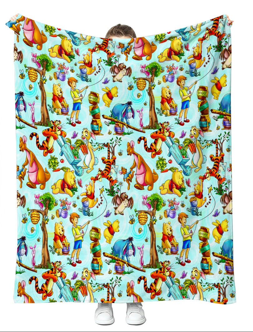 Spring Play Day Plush Blanket 50x60
