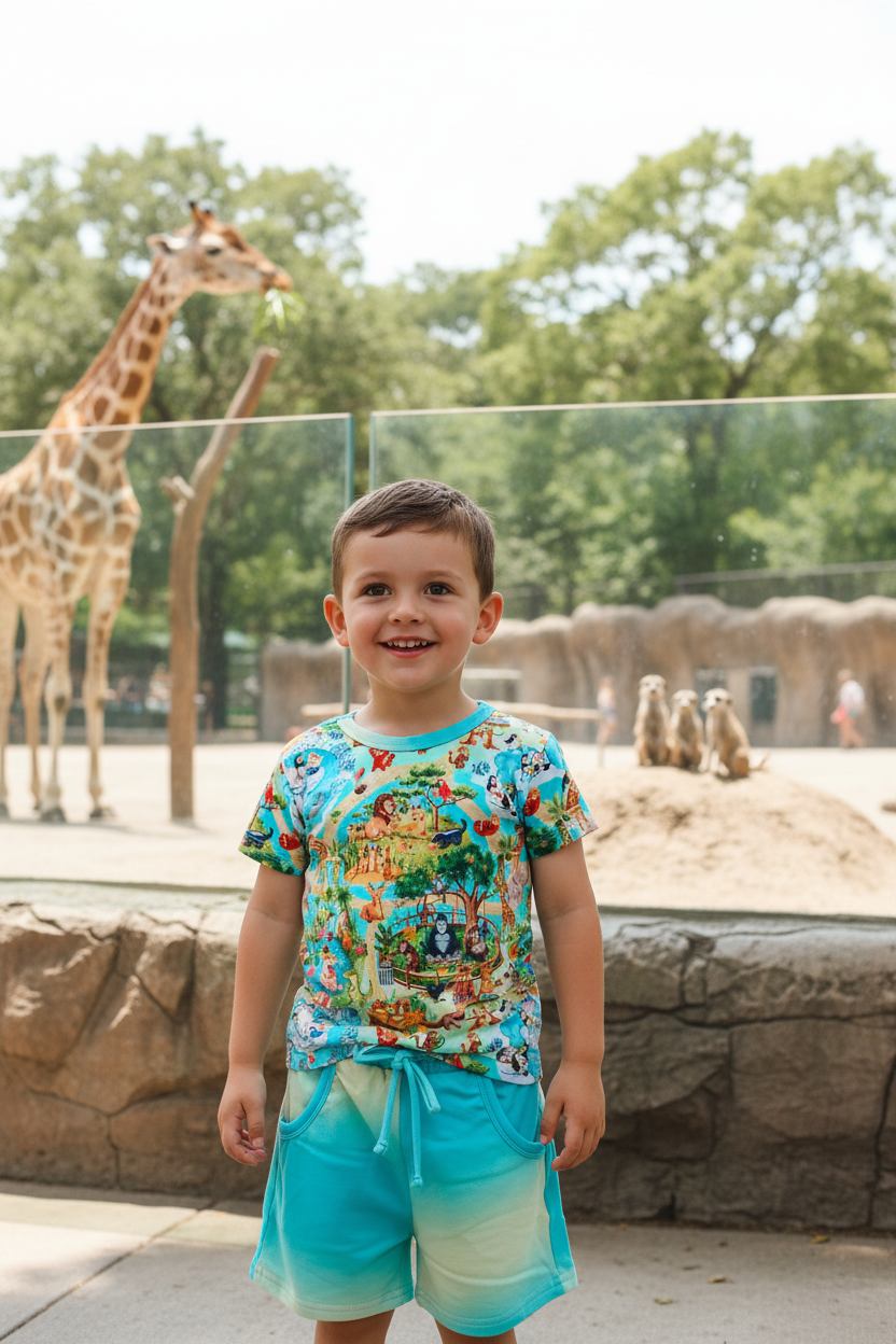 Boo Boo Zoo Short Set