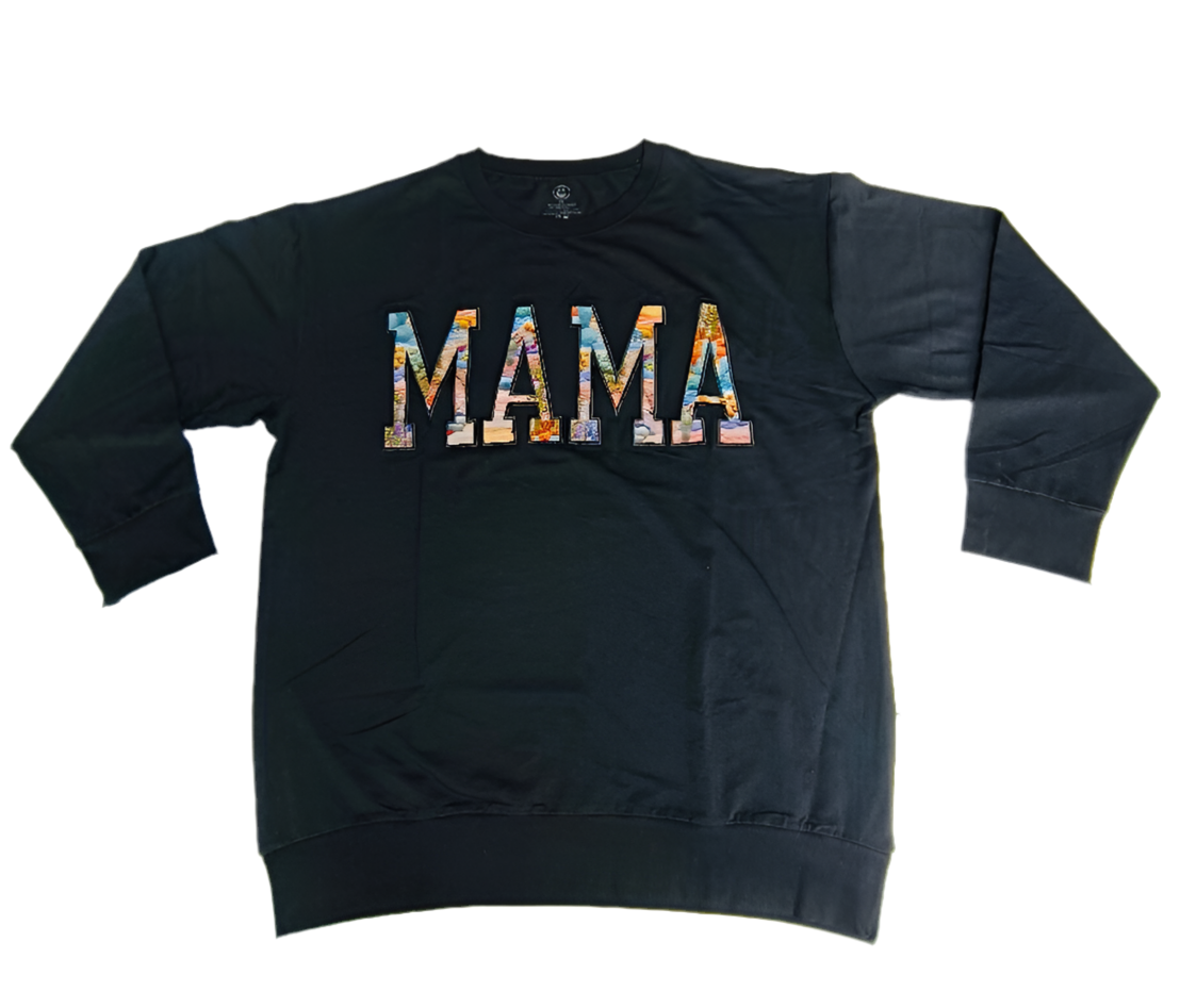 Embroidered Desert Mama Crewneck