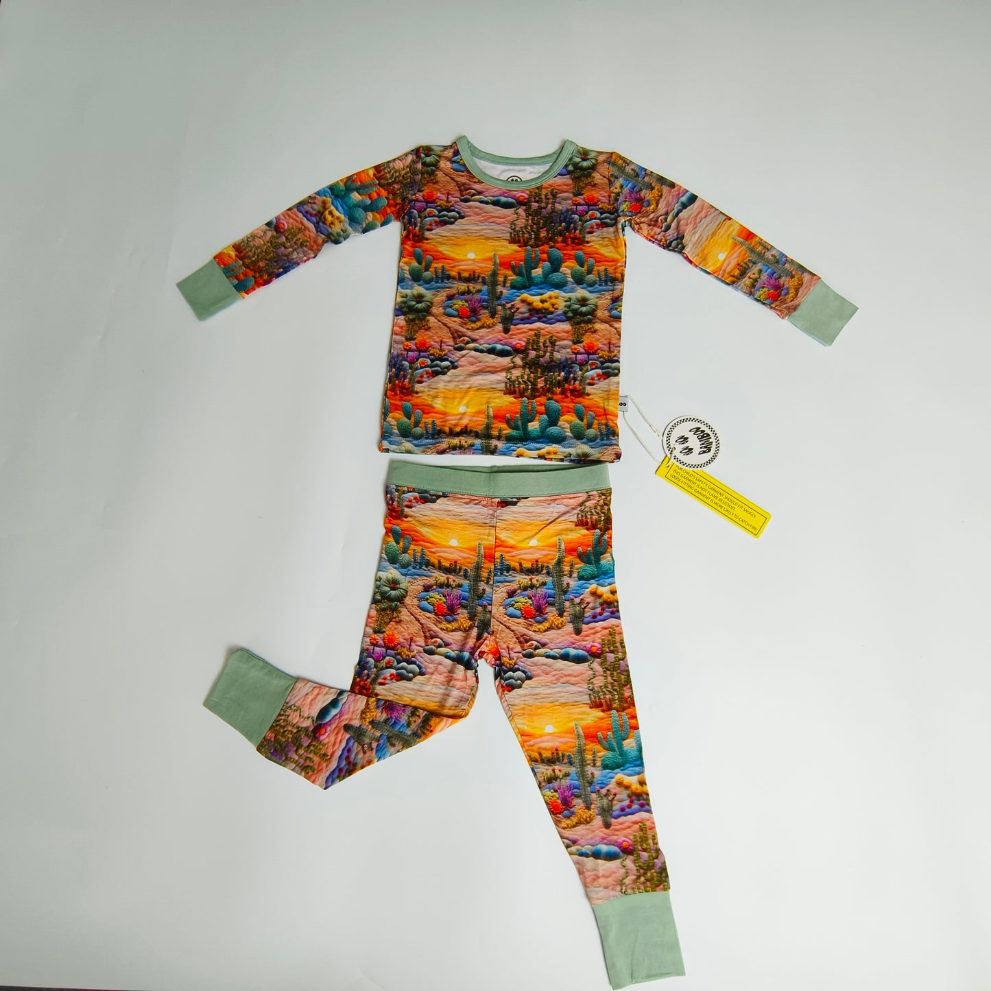 Embroidered Desert Pajama Set