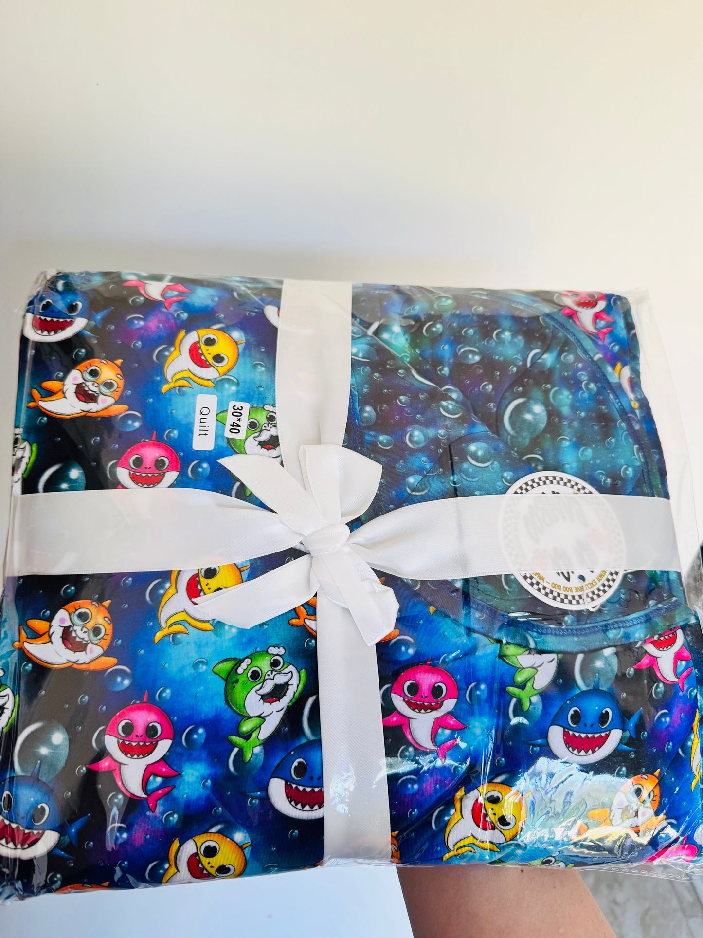 Fin Family 30x40 Quilted Blanket