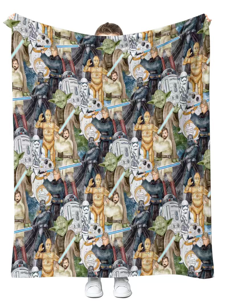 Sabers Plush Blanket 50x60