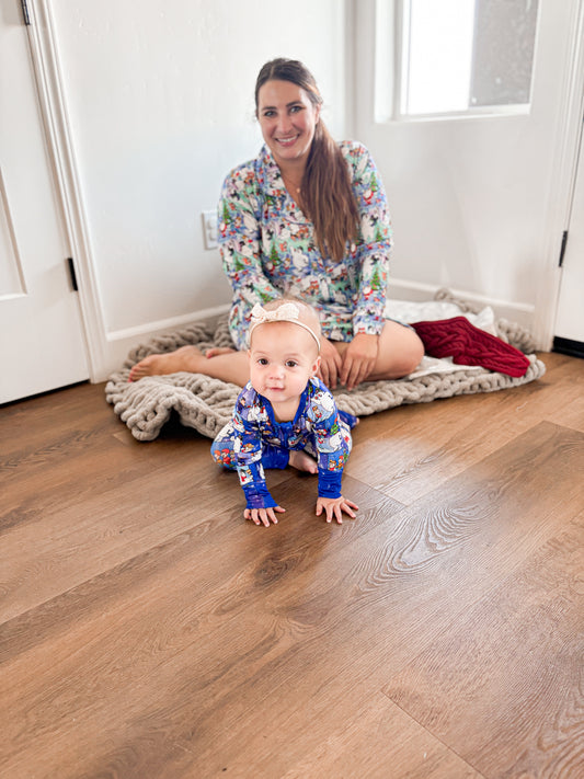 Happy Jolly Soul Button-Down Nightgown