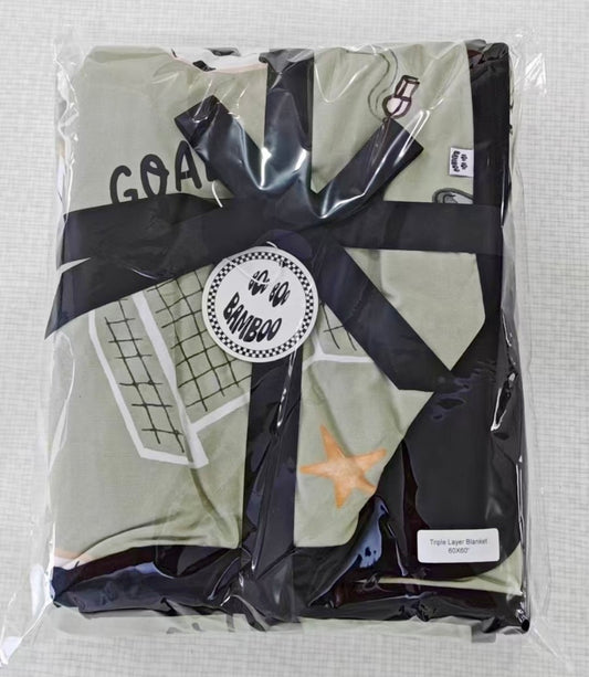 Shoot Your Shot Bamboo Blanket - 60x60