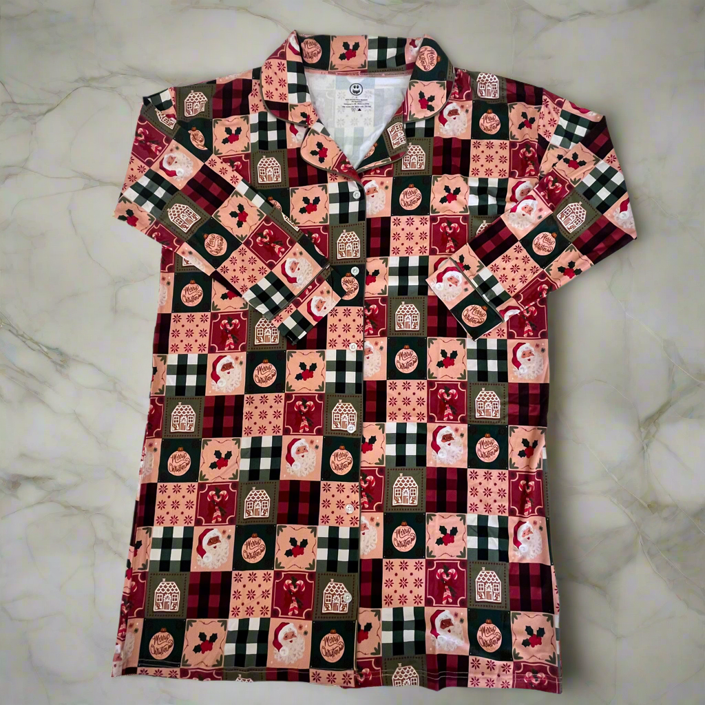 Coming to Town Button-Down Nightgown