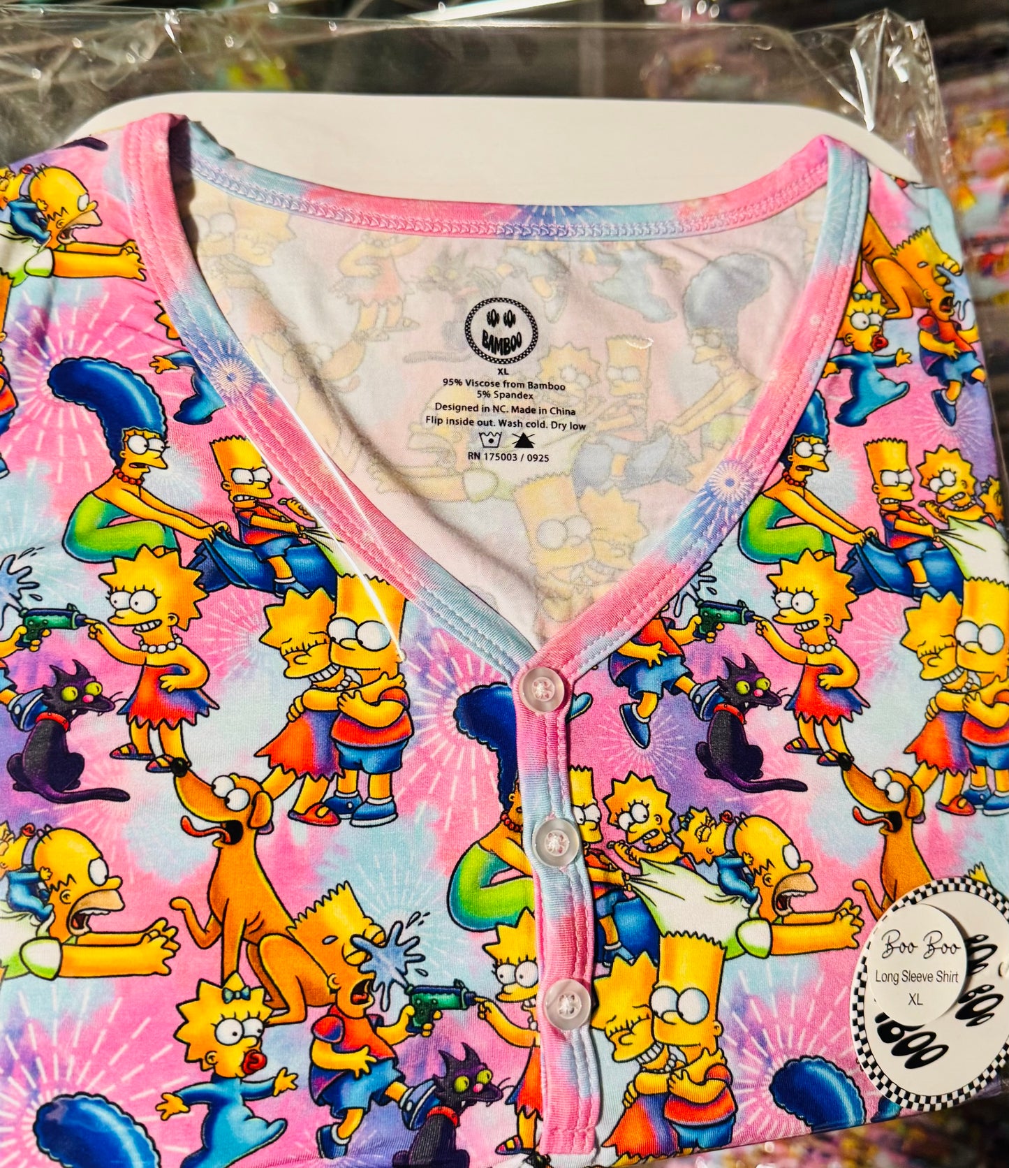 Overstimulated Moms Club Long Sleeve Nightgown