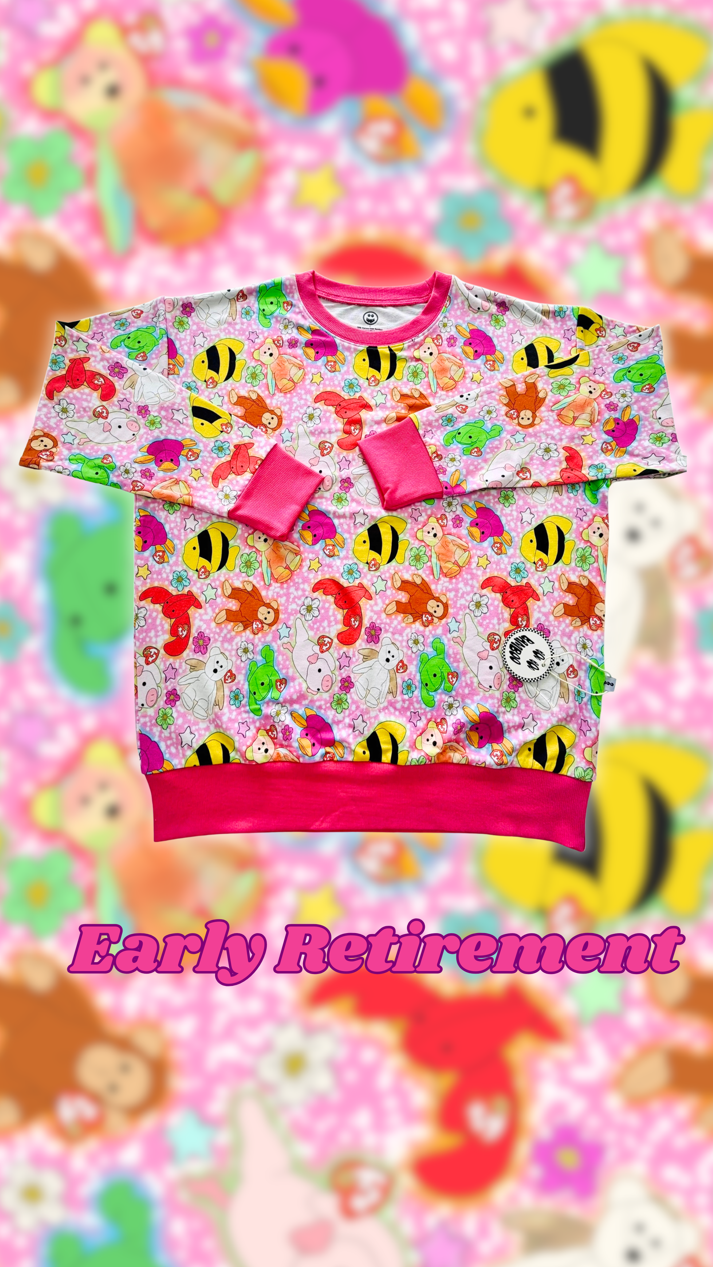 Early Retirement Women’s French Terry Crewneck