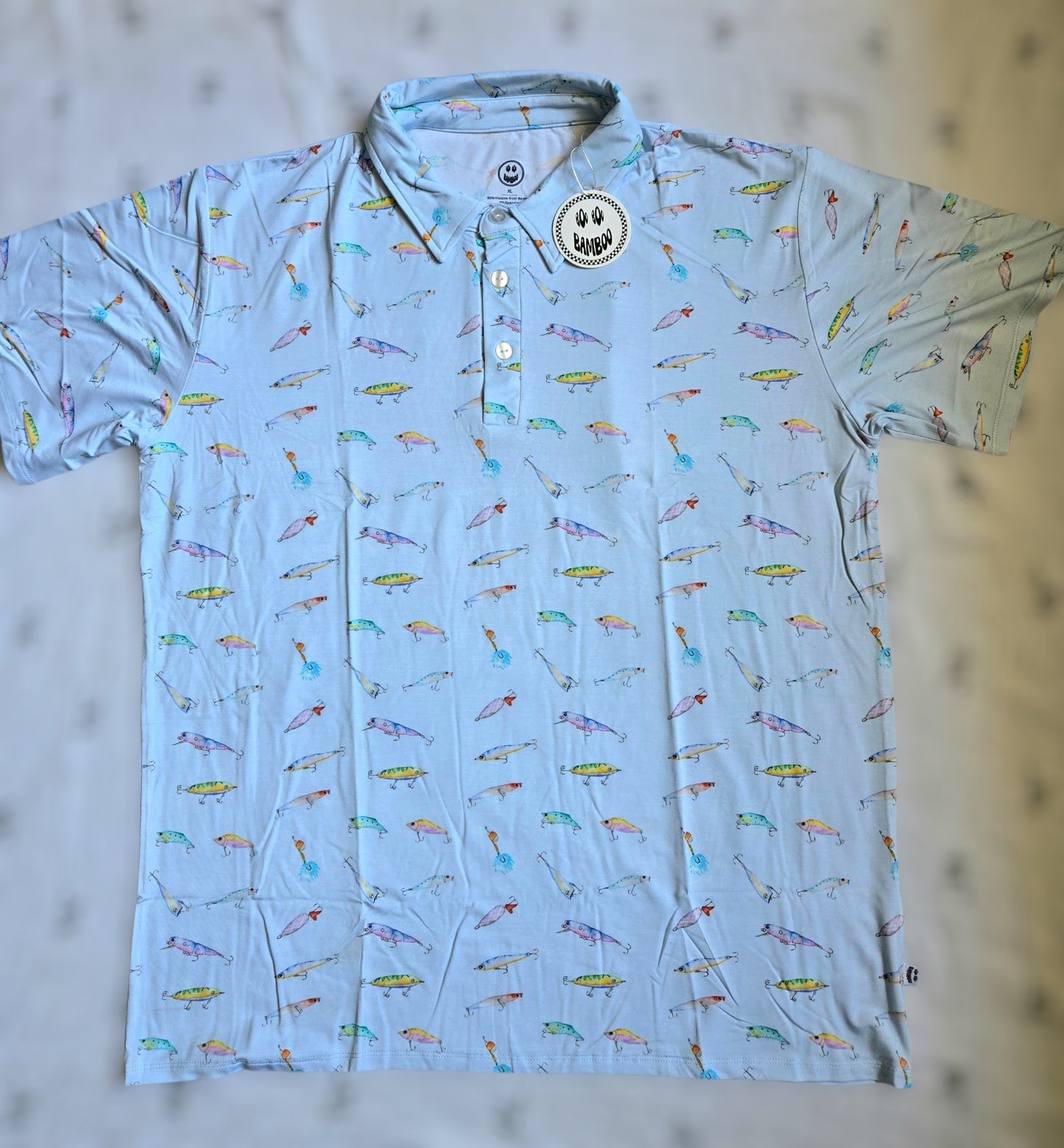 Men’s Fishing Lures Polo