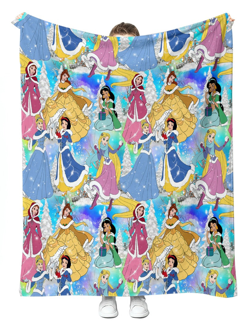 Royal Snow Day Plush Blanket 50x60