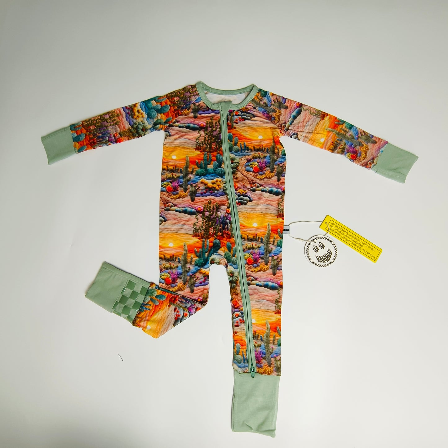 Embroidered Desert Zippy