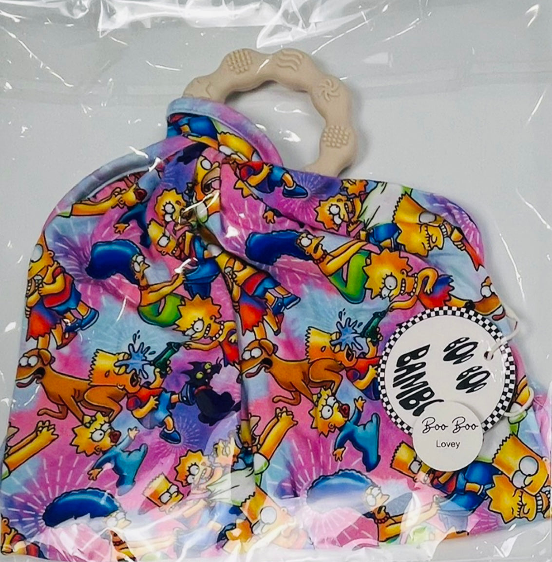 Overstimulated Moms Club Oversized Silicone Ring Lovey