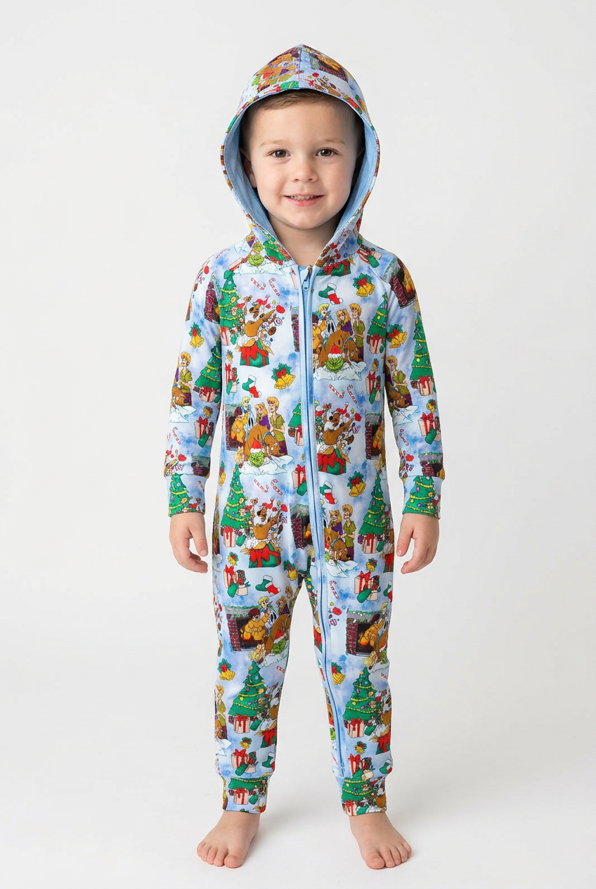 Mystery Christmas Daywear French Terry Hooded Zippy