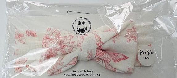 Butterfly Pointelle Head Wrap Bow