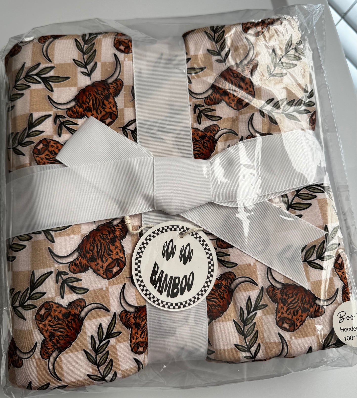 Moo Moo Hooded Towel