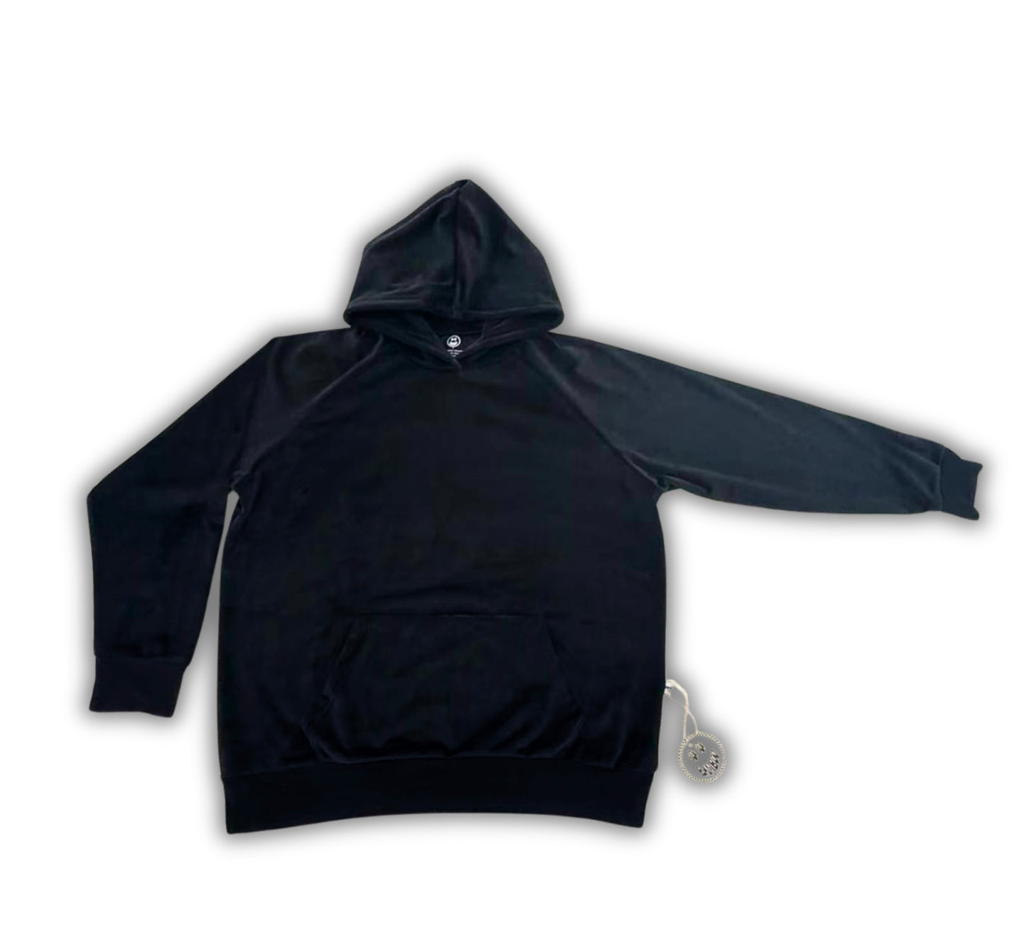 Black Velvet Bamboo Velour - Women’s Hoodie