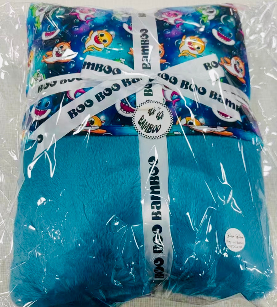 Fin Family Luxe Bamboo Minky Lush Blanket - 60x80