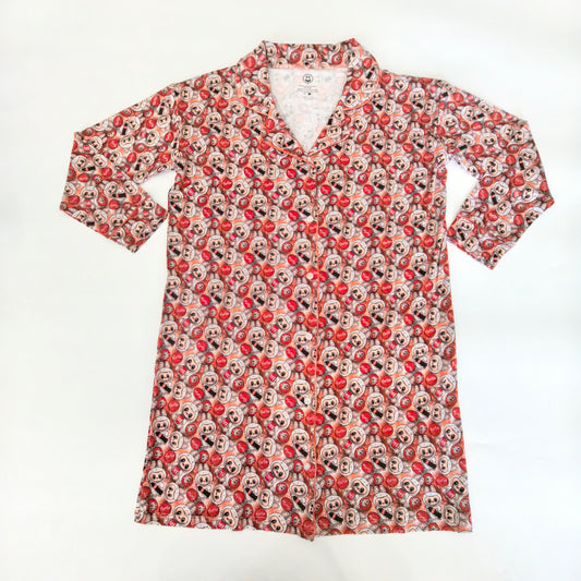 Boo Boo Cola Women’s Button Down Nightgown