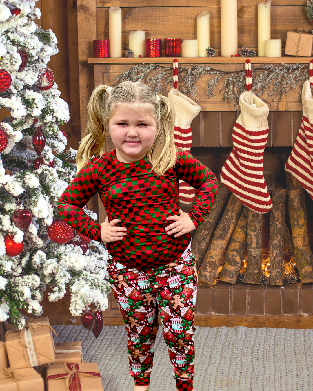 Gingerbread Dreams Big Kids Jogger Set