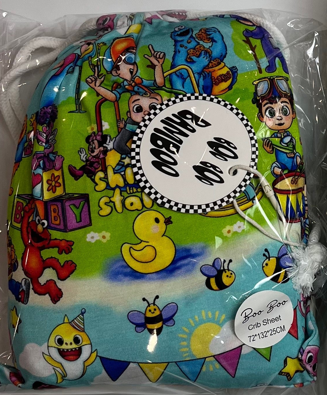 Baby’s First Babysitter Crib Sheet