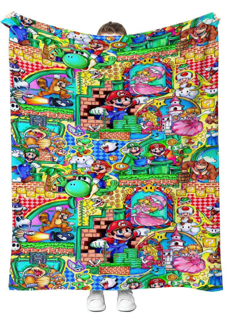 Playful Plumbers Plush Blanket 50x60