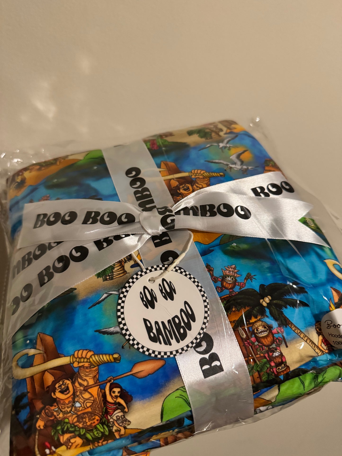 Island Tides Bamboo Hooded Towel