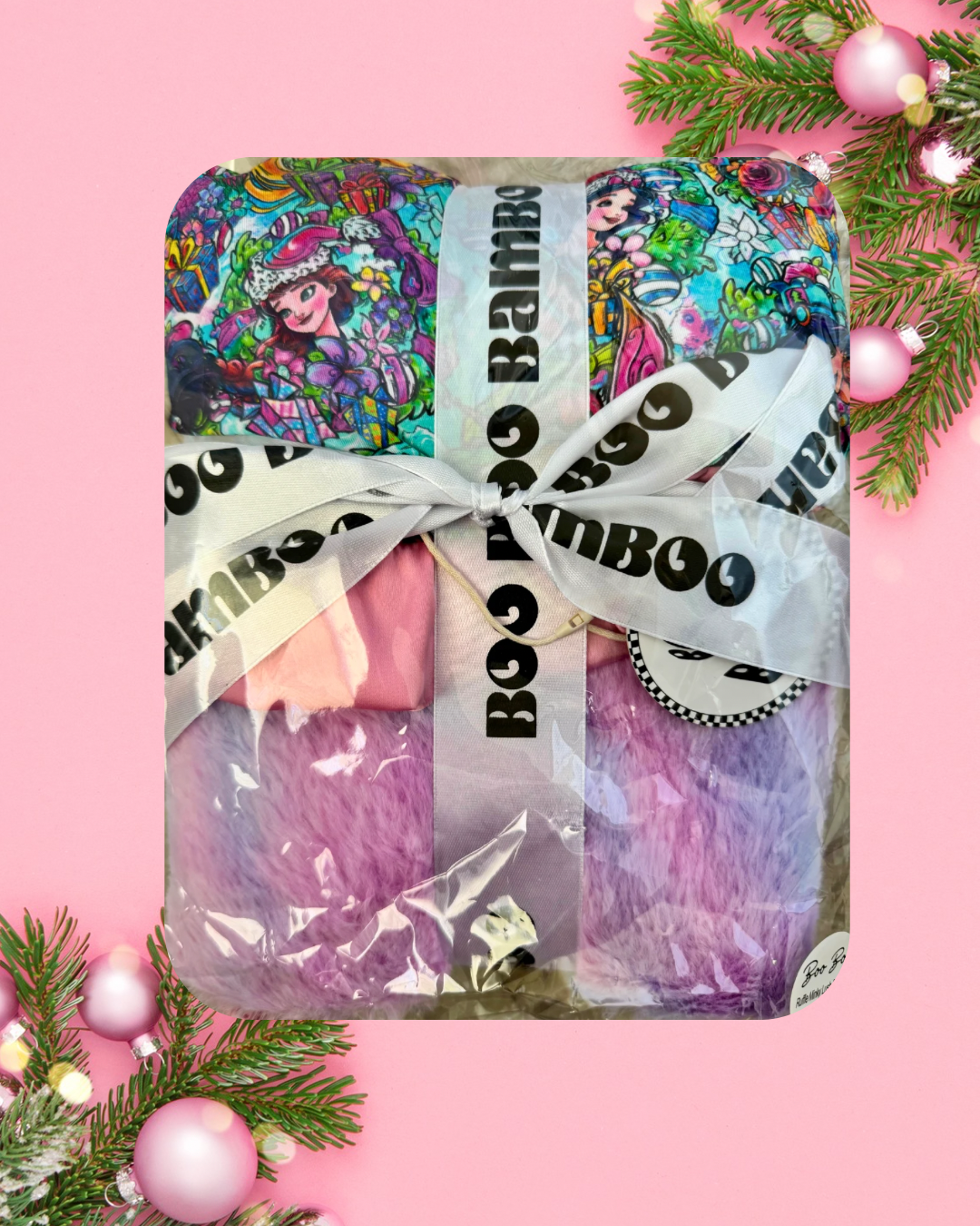 Enchanted Christmas Bamboo Minky w/ Ruffles - 30x40
