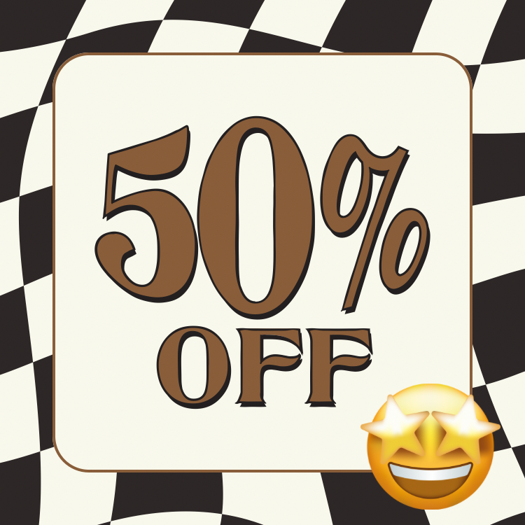 50% OFF SALE