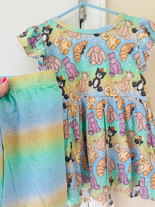 Baby’s Besties Peplum Set