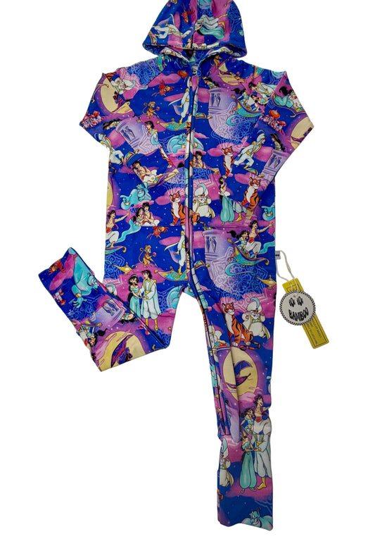 Arabian Nights French Terry Daywear Hooded Zippy