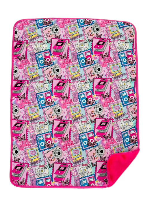 Good Ole Days Bamboo Minky Blanket - 30 x 40