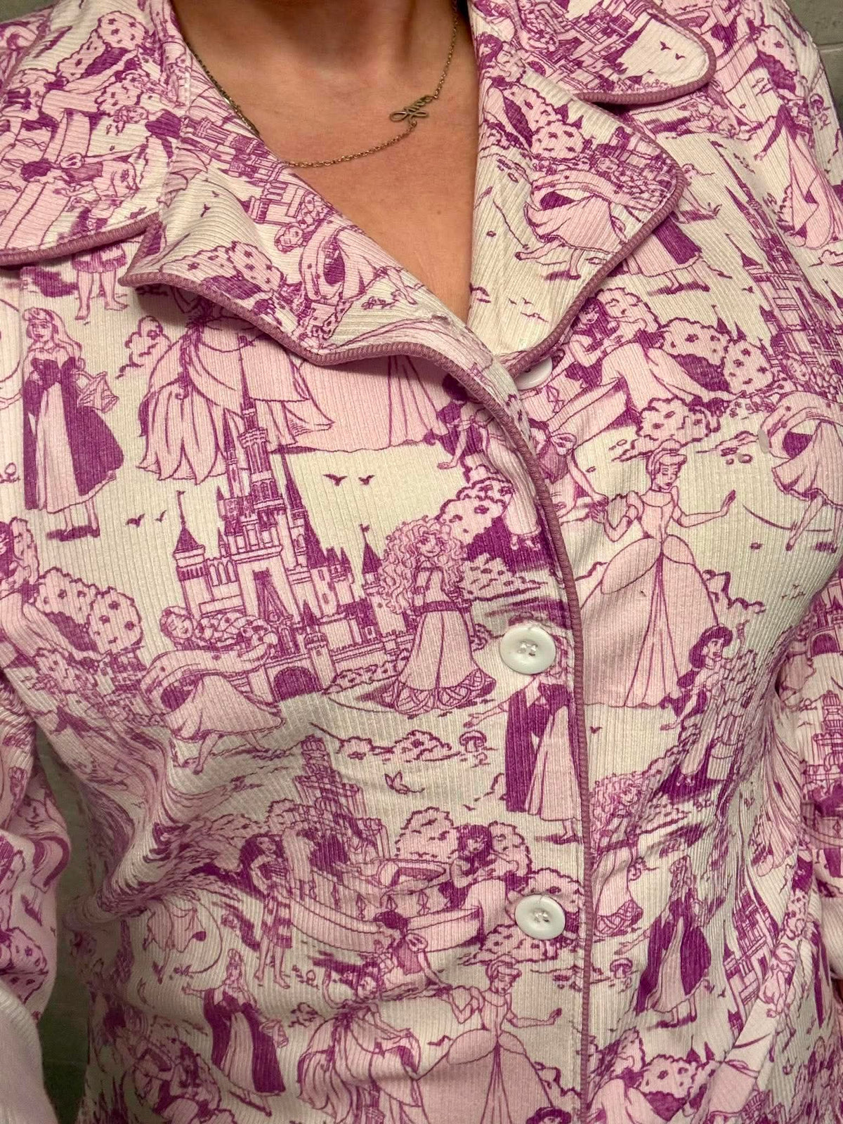 Enchanted Ever After Ribbed Formal Pajama Set