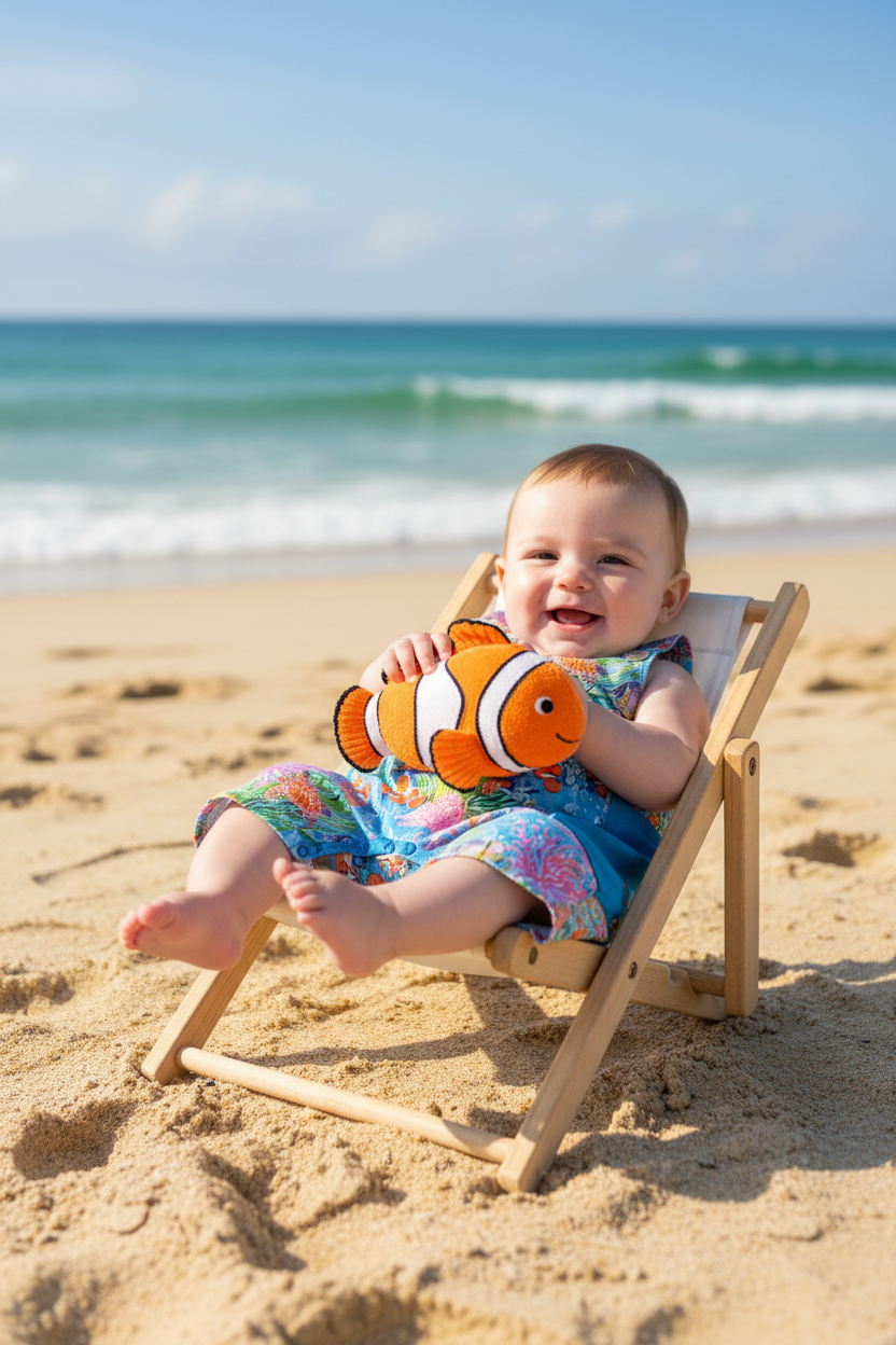 Coral Reef French Terry Short Overalls