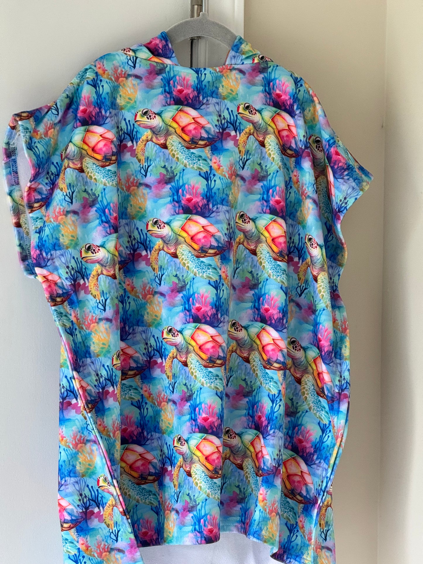 Turtle Hooded Beach Towel