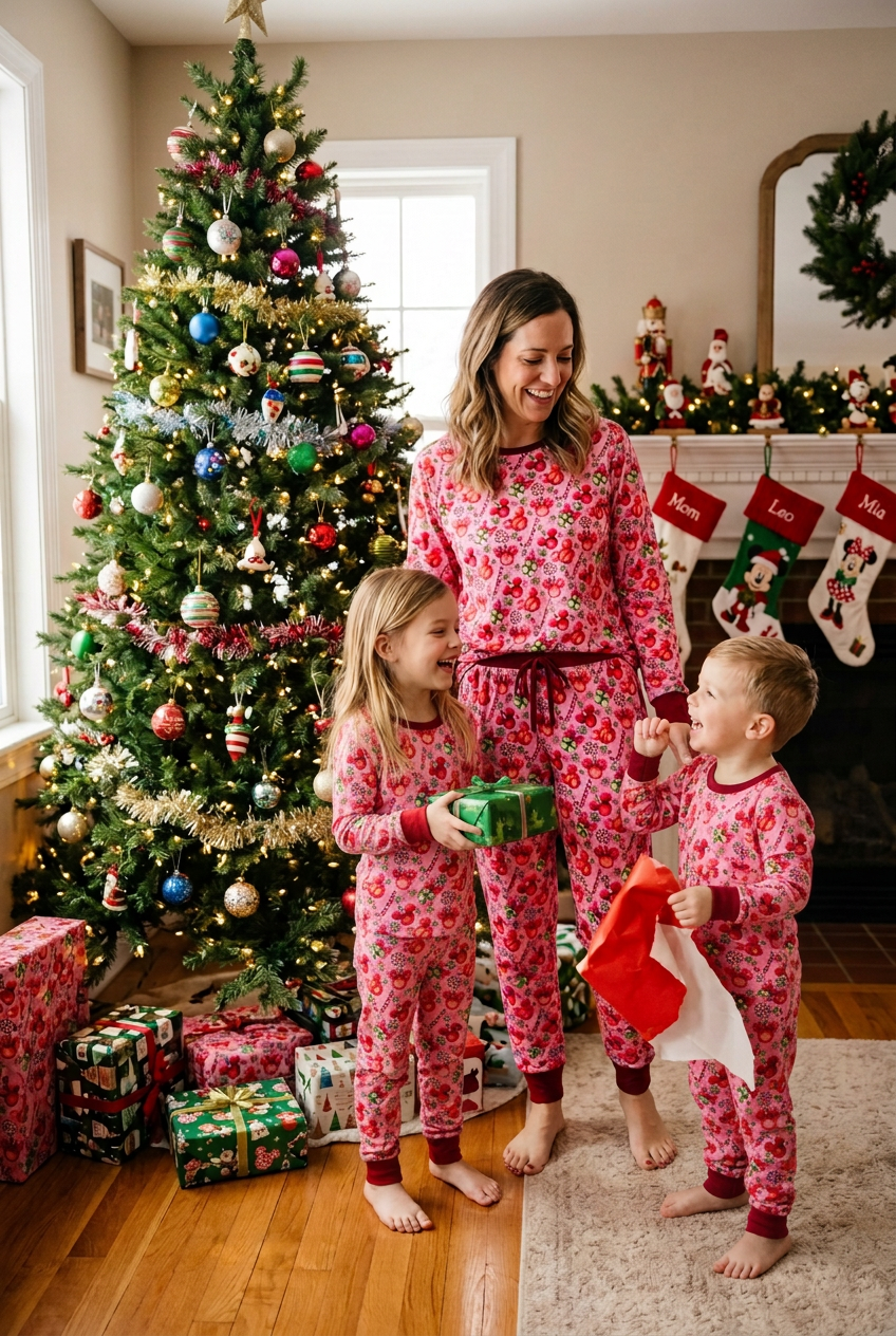 Mistletoe Magic Women’s Ribbed PJ Set