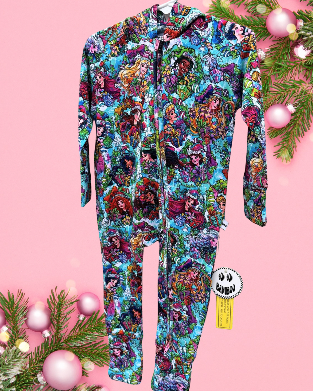 Enchanted Christmas Daywear French Terry Hooded Zippy