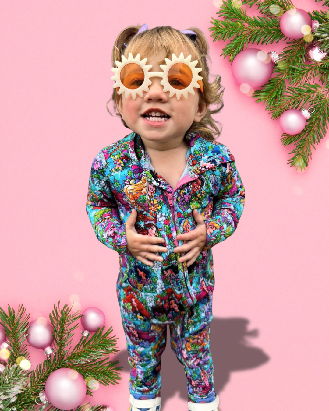 Enchanted Christmas Daywear French Terry Hooded Zippy