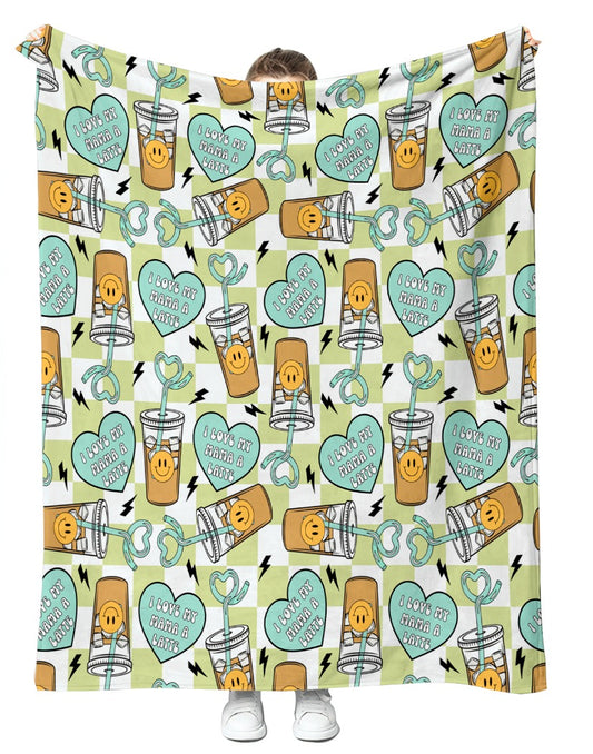 Iced Every Season Plush Blanket 50x60