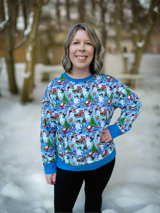 Happy Jolly Soul French Terry Crewneck