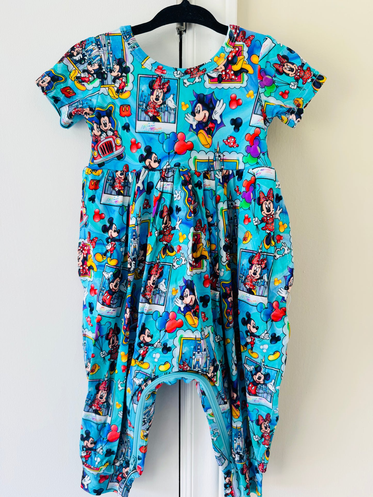 Magical Memories Short Sleeve Bubble Jumpsuit
