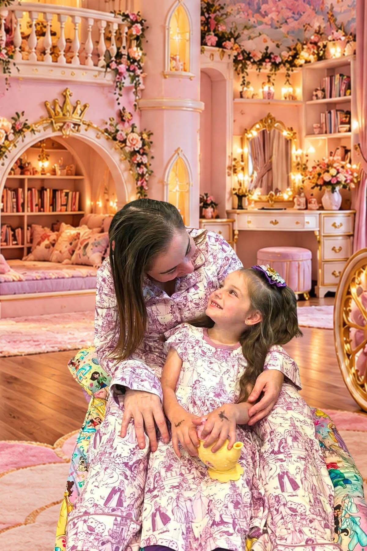 Enchanted Ever After Ribbed Formal Pajama Set