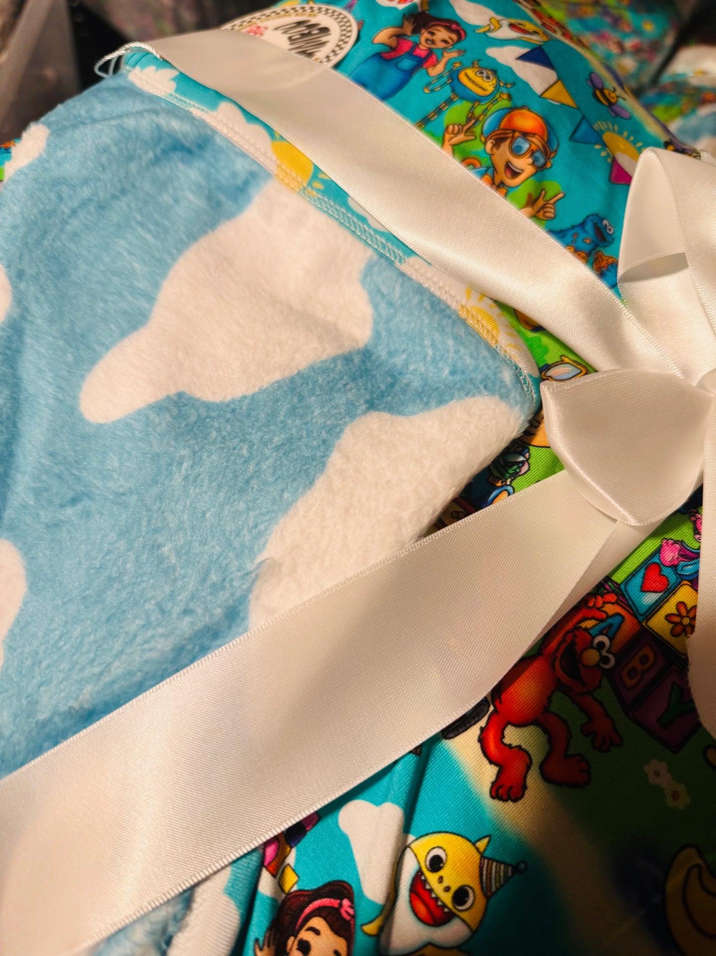 Baby’s First Babysitters Bamboo Plush Blanket - 50 x 60