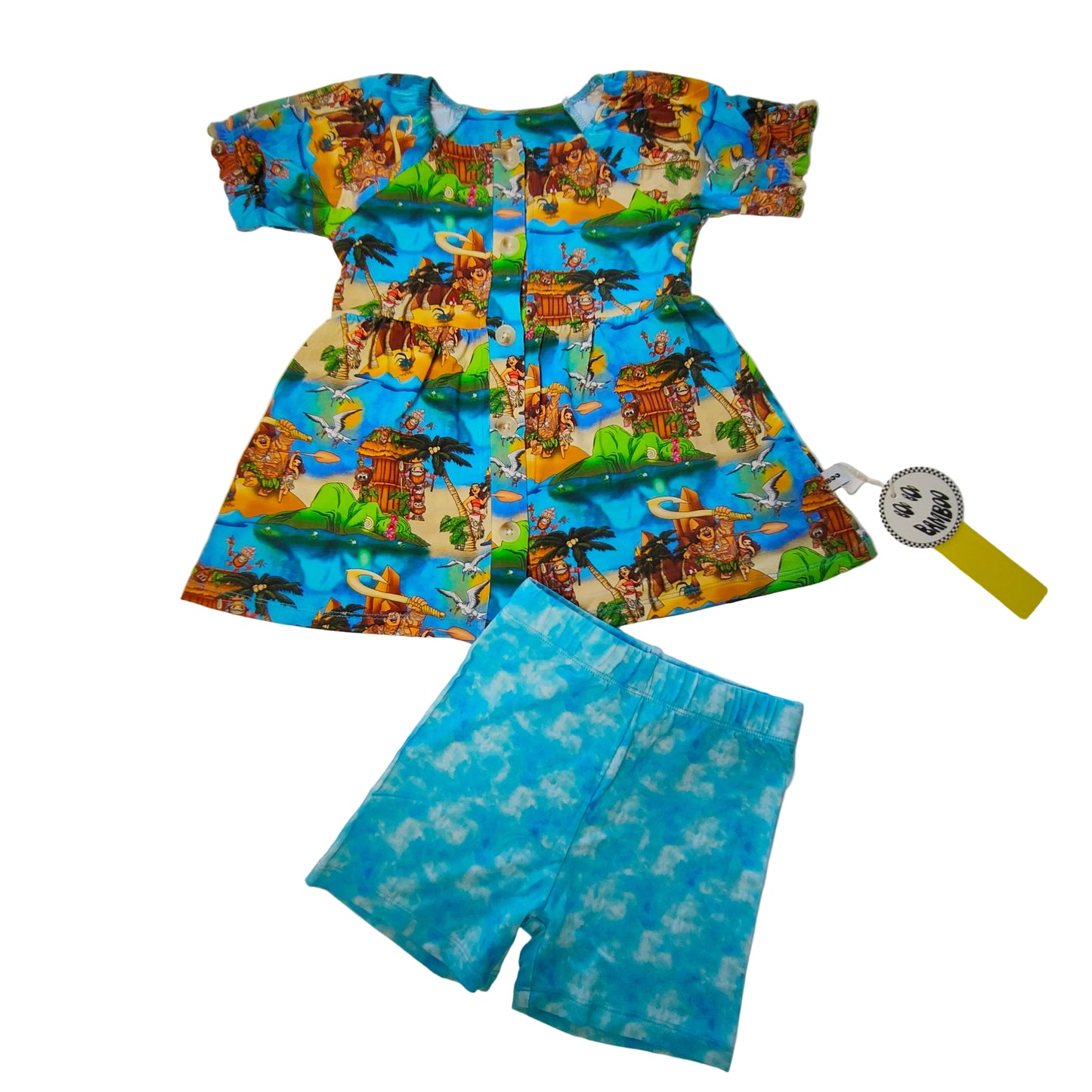 Island Tides Peplum Set