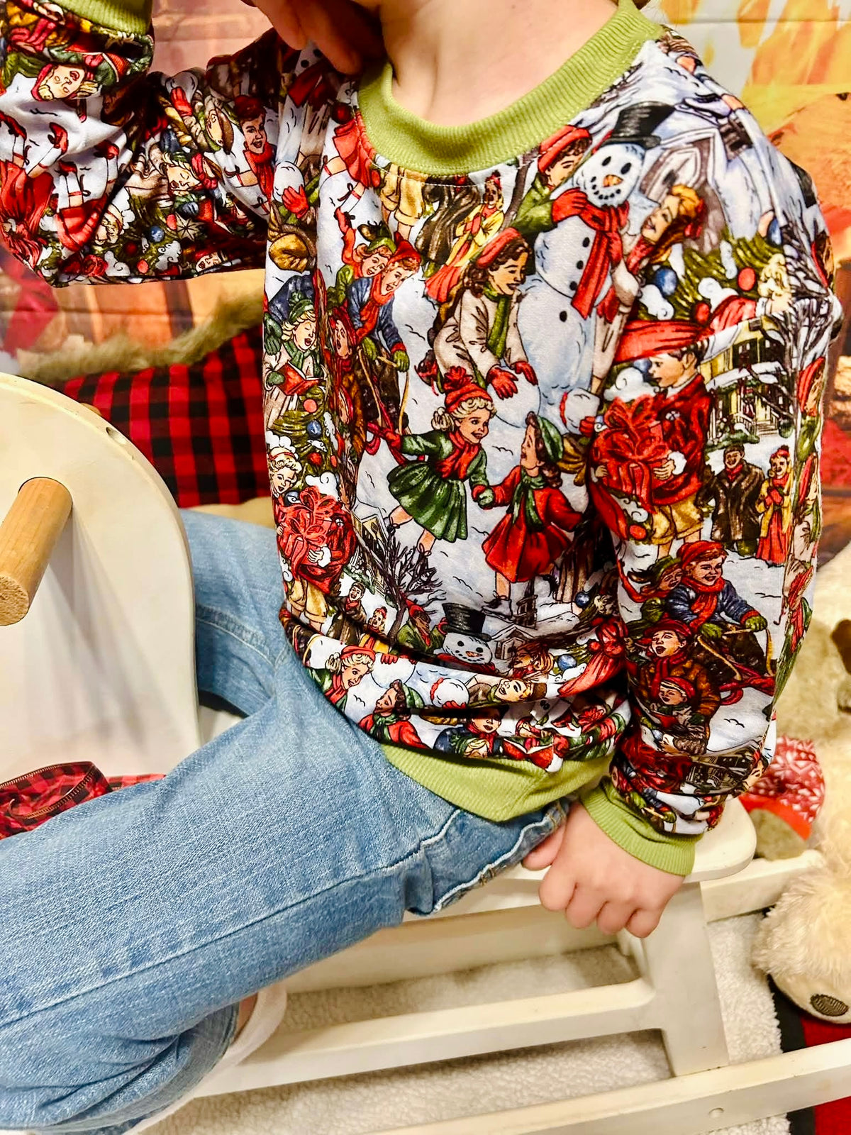 Vintage Village Kids French Terry Crewneck