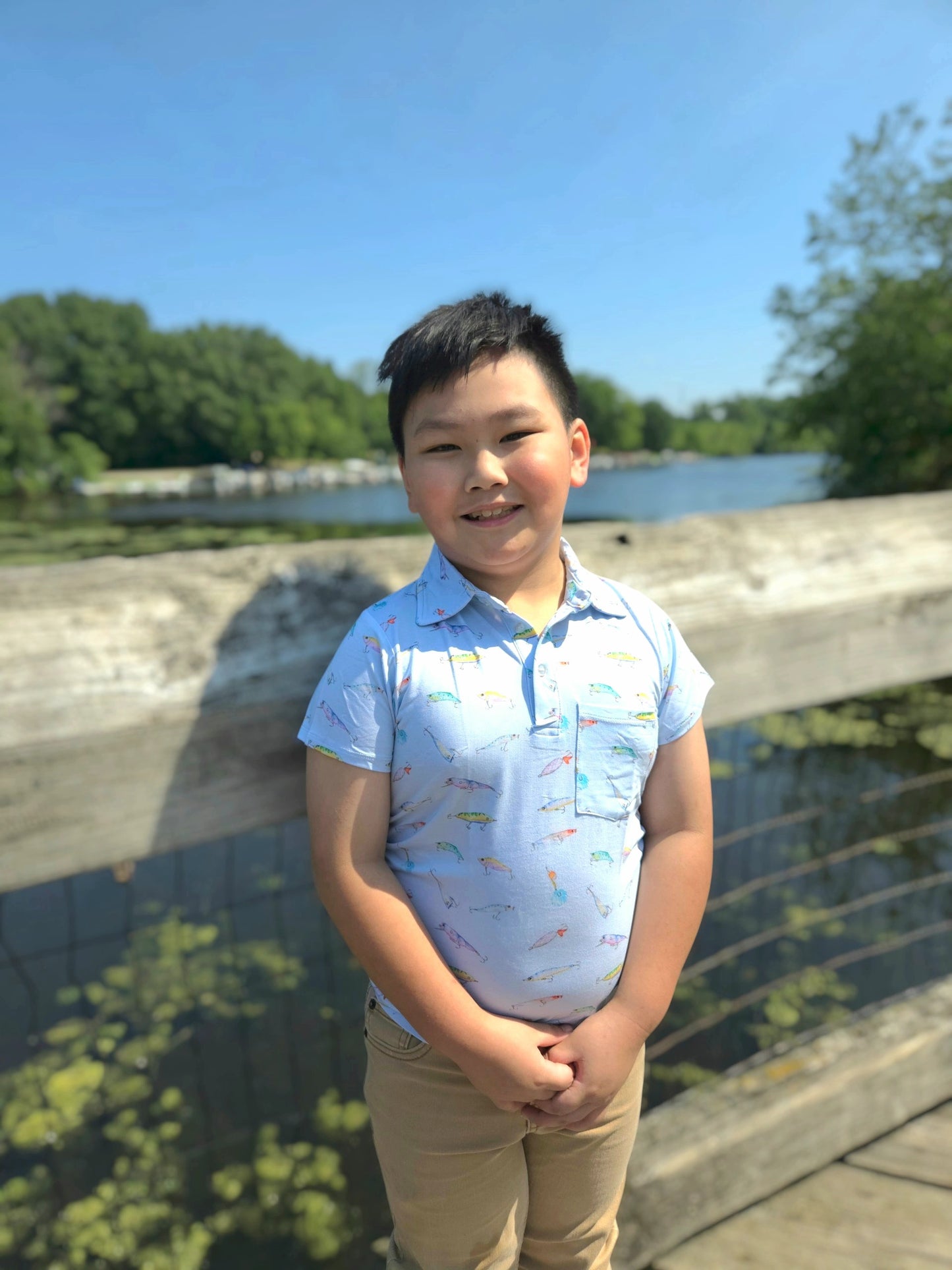 Kid’s Fishing Lures Polo