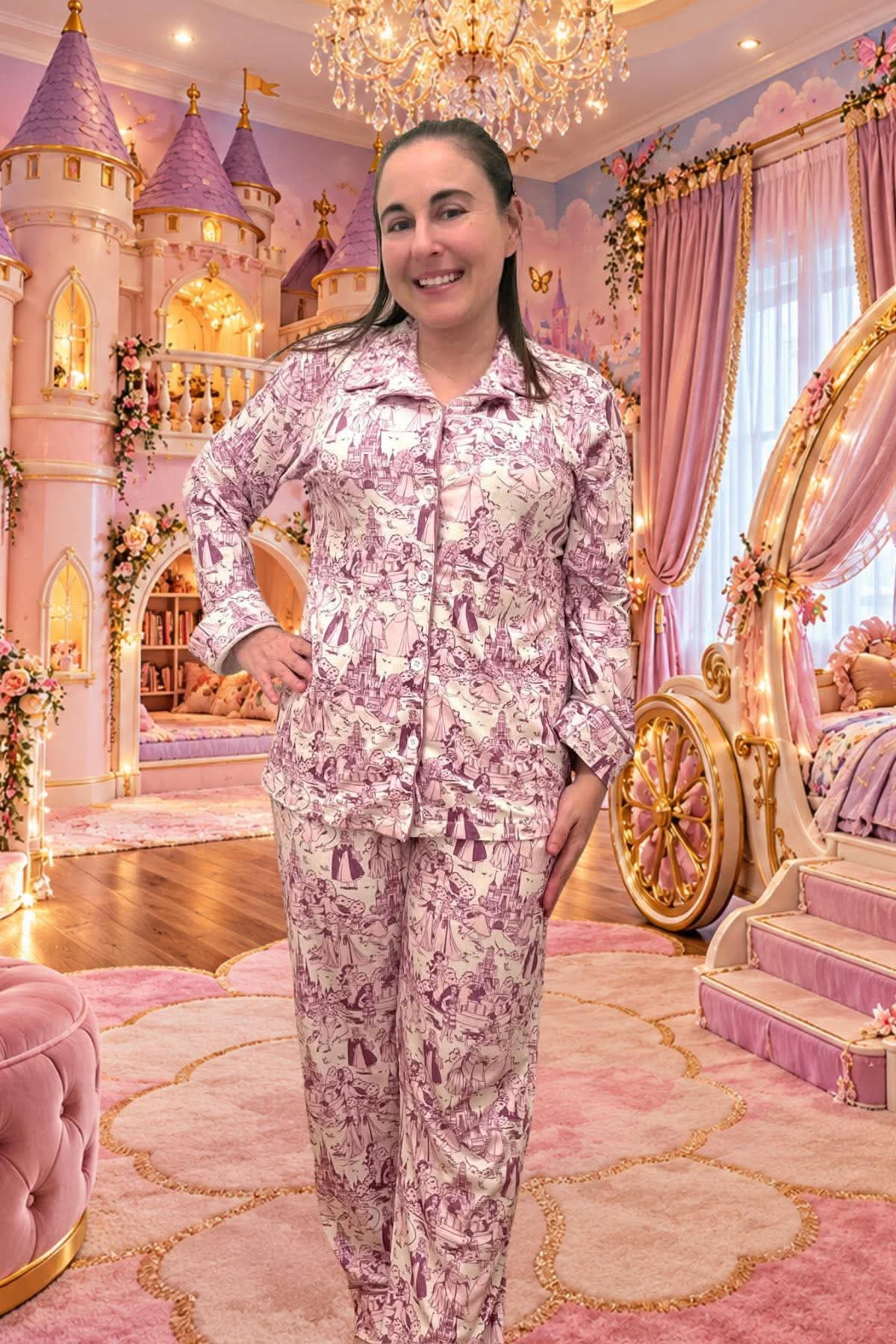 Enchanted Ever After Ribbed Formal Pajama Set