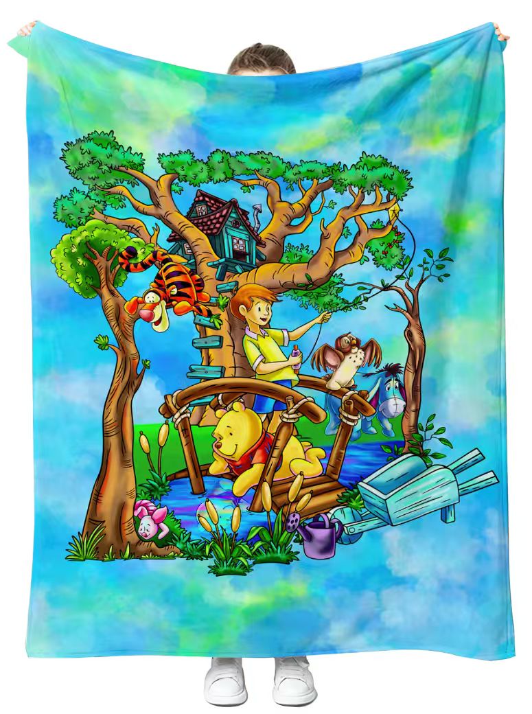 Treehouse Plush Blanket 50x60