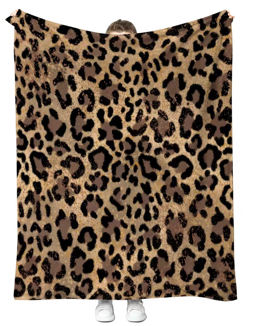 Cheetah Plush Blanket 50x60