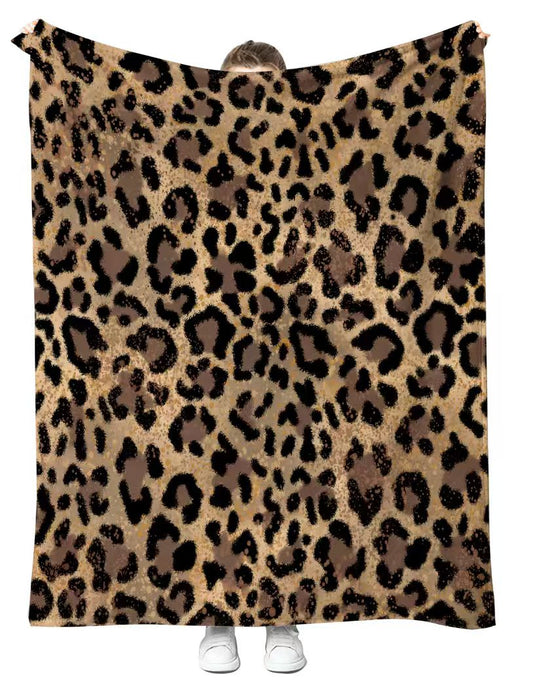 Cheetah Plush Blanket 50x60