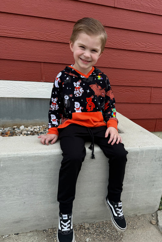 Spooky Babies French Terry Hooded Jogger Set