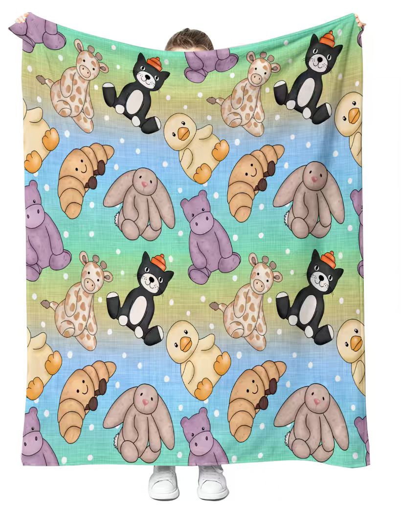 Jelly Plush Blanket 50x60